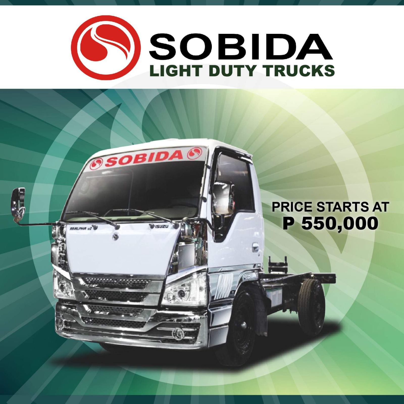 Sobida Isuzu Light Duty Trucks Elf Canter Hino cab and chassis truck photo